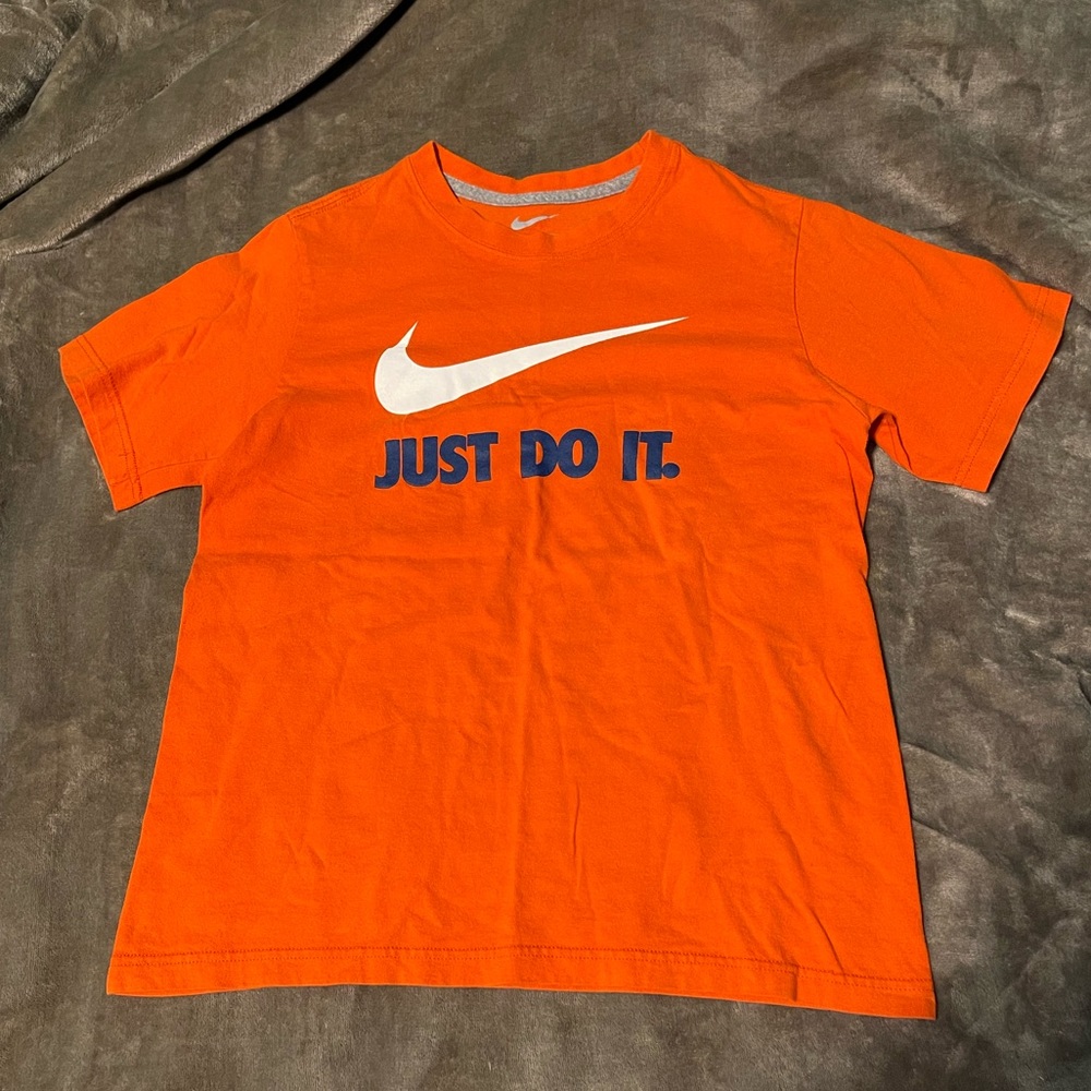 Boy’s Nike, Orange shirt, size large
